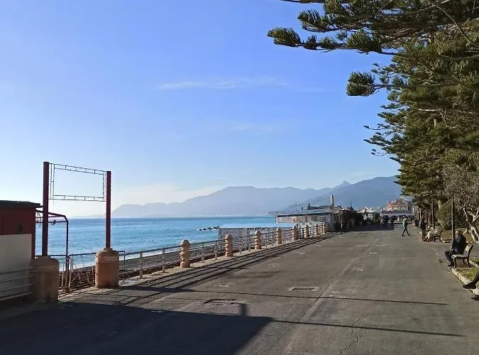 Casa Odello And The Sea Bordighera